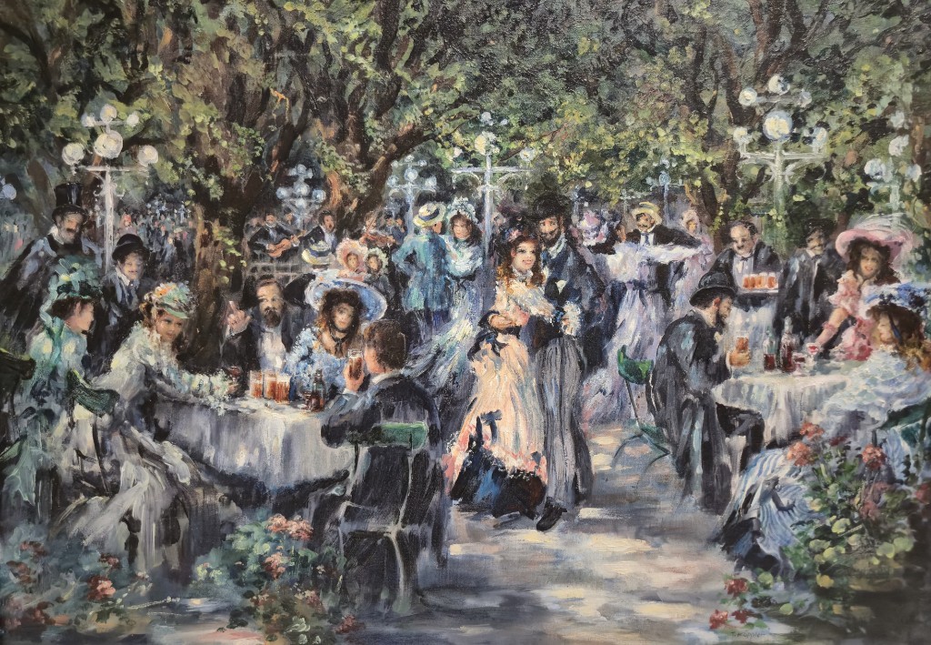 Impressionistisches Oelgemaelde im Ankauf